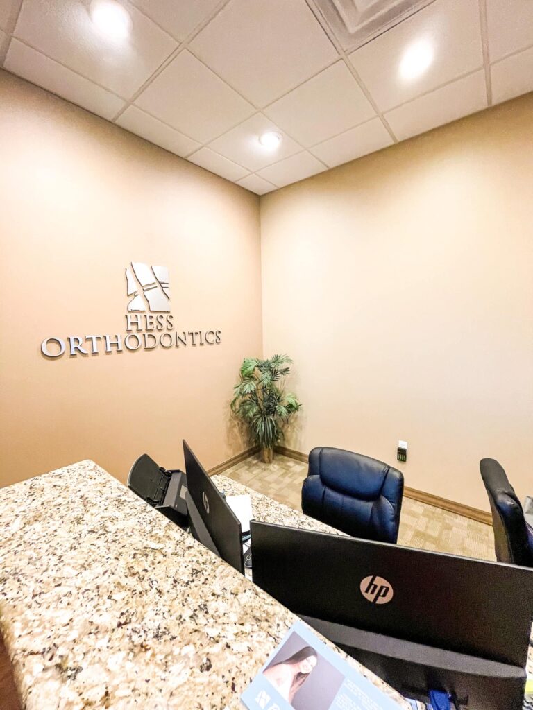 Hess Orthodontics front desks